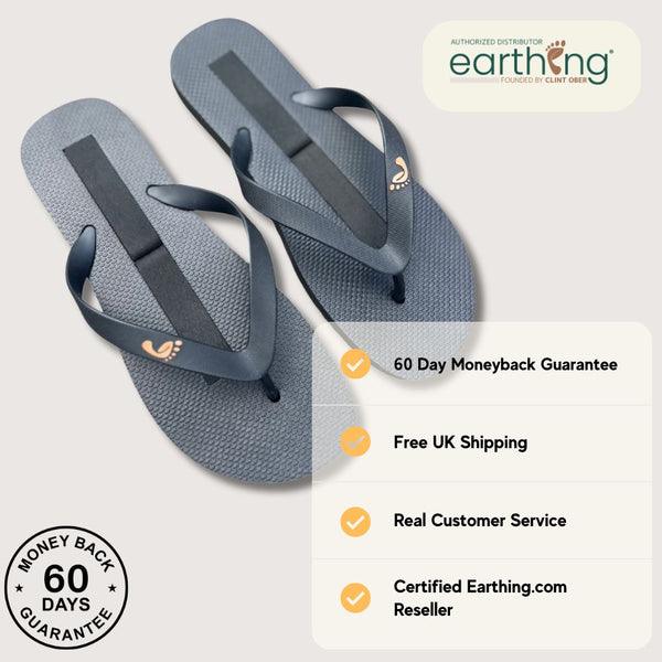 Coachella Grounded Flip Flops by Earthing