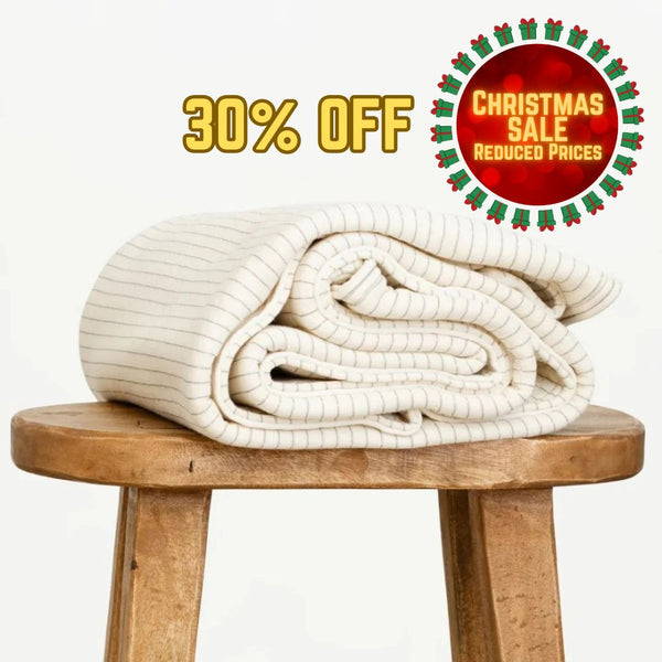 Earthing Throw - Organic Cotton Grounding Blanket Kit