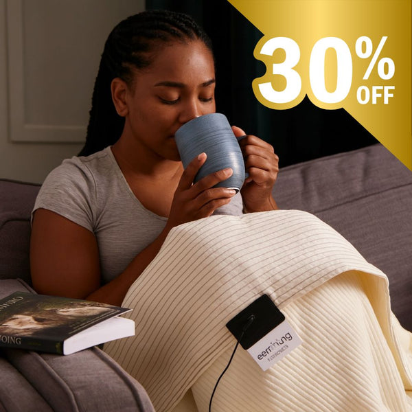 Earthing Throw - Organic Cotton Grounding Blanket Kit BFCM - 30% OFF