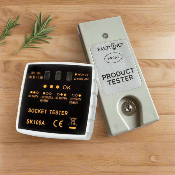 Essential Earthing Safety Kit - Socket Tester and Product Tester Set - Earth Testers - Earthing Revolution Ltd