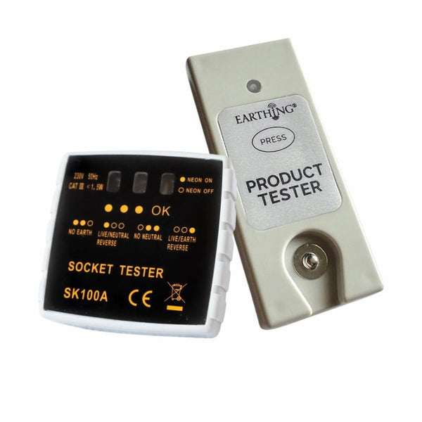 Essential Earthing Safety Kit - Socket Tester and Product Tester Set - Earth Testers - Earthing Revolution Ltd